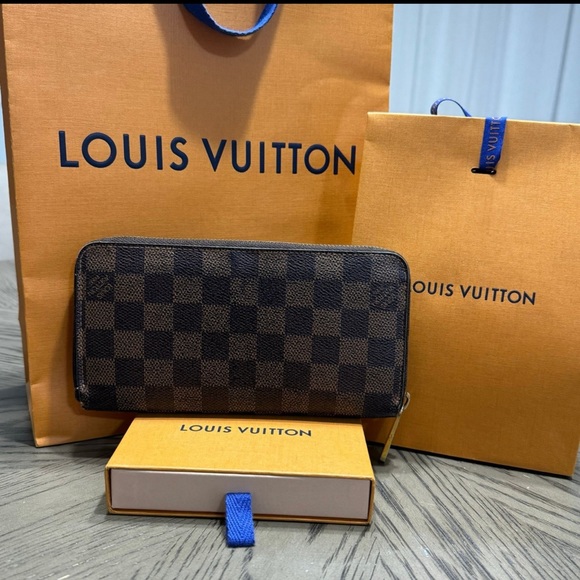 VTG Louis Vuitton Damier Zippy zip wallet - Picture 2 of 12